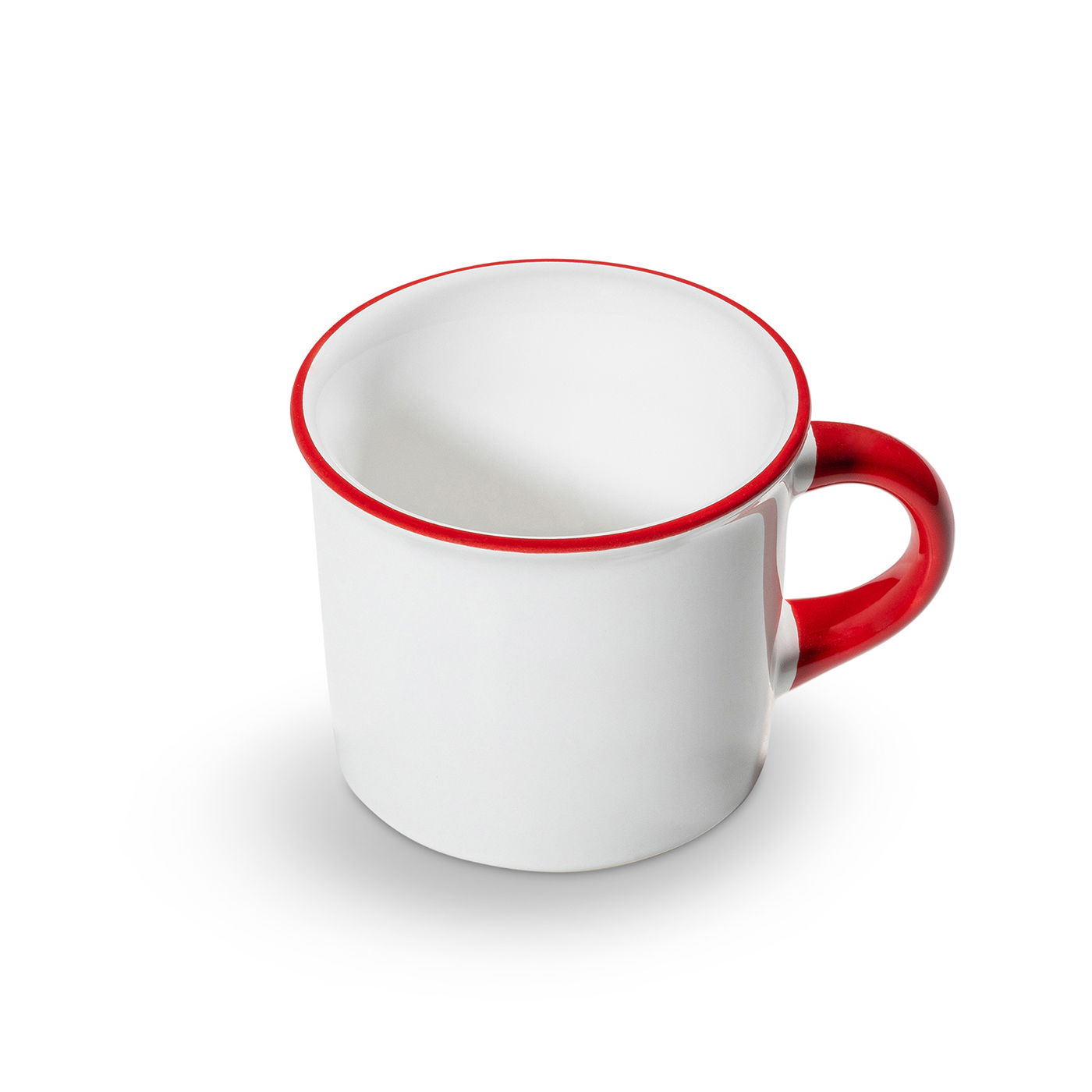Rim Ruby Red, Mug With Handle (0,24L)